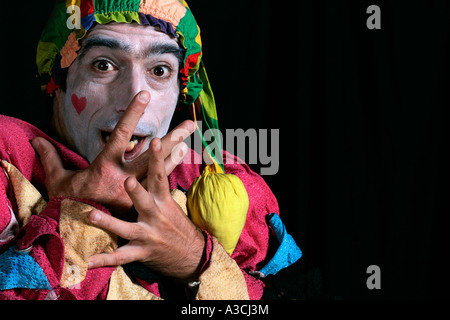 Joker clown comédien acteur Banque D'Images