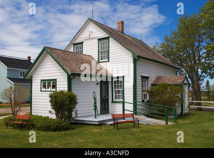 Canada Prince Edward Island New London Clifton, Lucy Maud Montgomery Birthplace exterior auteur Anne of Green Gables Banque D'Images