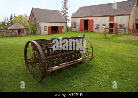 Prince Edward Island Canada Orwell Corner Historic Village des granges Banque D'Images