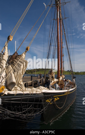 Canada Nouvelle-écosse Lunenburg goélette Bluenose II construit 1963 réplique de l'original construit 1921 Banque D'Images