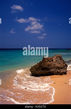 Playa kalki kalki, plage, falaises, kadushi resort, hotel, Curacao, île des Caraïbes, des Caraïbes Banque D'Images