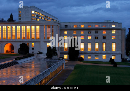 Ligue des Nations Building, Palais des Nations, Nations Unies, Genève, Suisse Banque D'Images