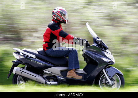 Scooter Kymco Xciting 500 Banque D'Images