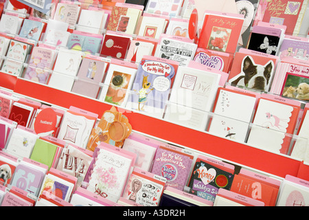 North Miami Beach Florida,Kmart,vente,prix,prix,cartes de vœux,Saint-Valentin,FL070125023 Banque D'Images