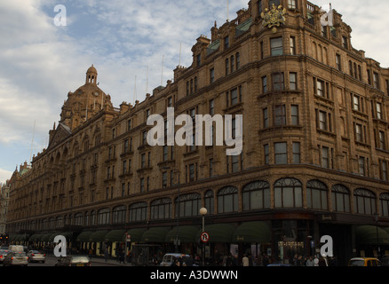 Harrods le plus célèbre magasin de Londres Knightsbridge Banque D'Images