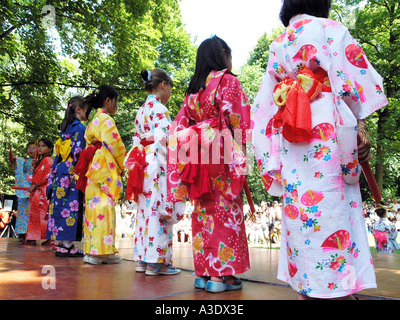 Festival Japonais en été à Munich qui a lieu chaque année en juillet Allemagne Europe Banque D'Images