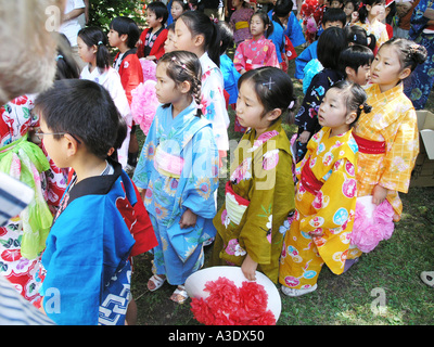 Festival Japonais en été à Munich qui a lieu chaque année en juillet Allemagne Europe Banque D'Images