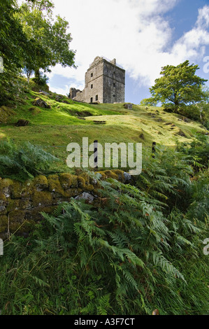 Ruines du château de Carnassarie Kilmartin Glen Écosse Banque D'Images