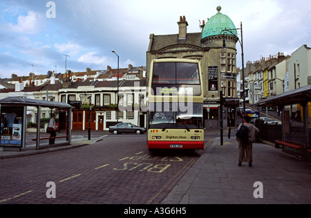 Bus de la ville de Brighton, Sussex, UK Banque D'Images