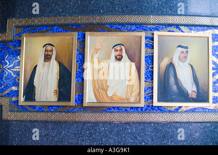 Burj Al Arab, DUBAÏ, ÉMIRATS ARABES UNIS - Portraits de la Famille royale Banque D'Images