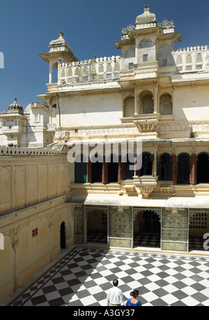 Udaipur City Palace à Udaipur, Rajasthan, Inde Banque D'Images