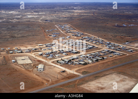 Les mines d'opale de l'antenne et le village de Coober Pedy etat d'Australie du Sud Australie Banque D'Images