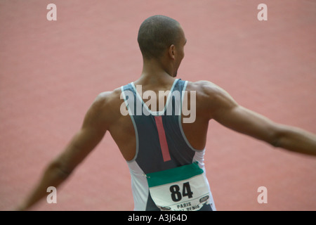 Meeting d'athlétisme au Stade de France à Paris Août 2004 Banque D'Images