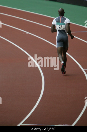 Meeting d'athlétisme au Stade de France à Paris Juillet 2004 Banque D'Images