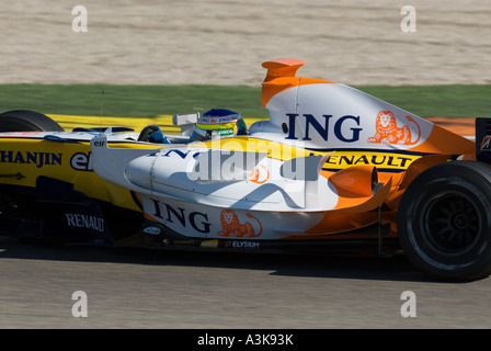 Giancarlo Fisichella, Renault Banque D'Images