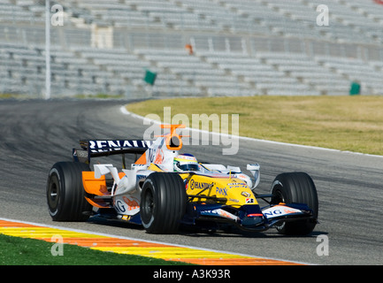 Giancarlo Fisichella, Renault Banque D'Images