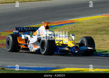 Giancarlo Fisichella, Renault Banque D'Images