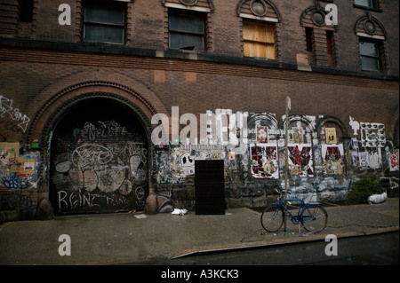 Dans le quartier de NoLIta de New York City NY USA Janvier 2006 Banque D'Images