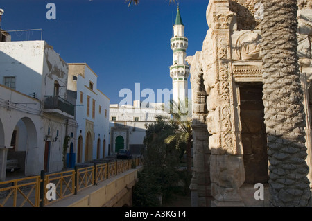 Arc de Triomphe de Marc Aurel, Marcus Aurelius, à Tripoli, Libye Banque D'Images