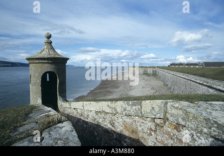 Fort George près d'Inverness look out point donnant sur Moray Firth Banque D'Images