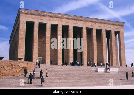 Anit Kabir Mausolée Atatürk à Ankara, Turquie Banque D'Images