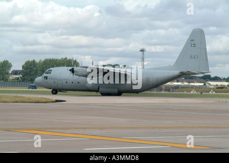 Lockheed C130 Hercules AF RIAT 2003 Suédois Fairford Banque D'Images