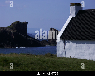 Chalet de Clachtoll entre Lochinver et Stoer Sutherland en Écosse Banque D'Images