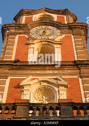 Clocher de la cathédrale de Sorrente, via Pietà Corso Italia, Sorrente, baie de Naples, côte amalfitaine, Italie Banque D'Images