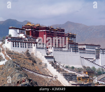 Le Palais du Potala, Lhassa, Tibet Chine Banque D'Images