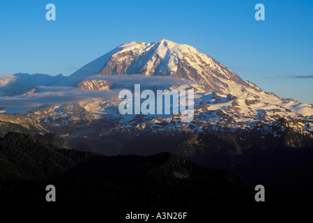 Mt Rainier de près de Summit Lake dans le désert Clearwater Florida Banque D'Images
