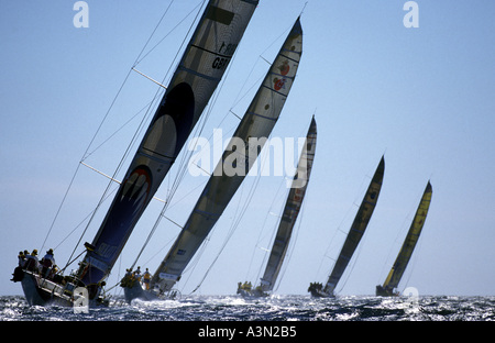 Fremantle redémarrer Whitbread Round the World Race Banque D'Images