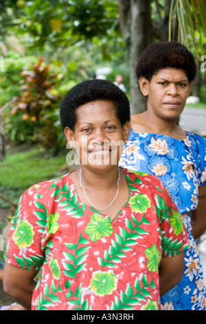 De l'île de Beqa Accueil Pacifique Sud Fidji Mélanésie firewalkers Banque D'Images