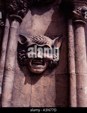 Gargoyle sur Beverley Minster East Yorkshire, UK Banque D'Images