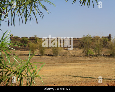 Fort portugais dans l'état de Goa, en Inde. Banque D'Images