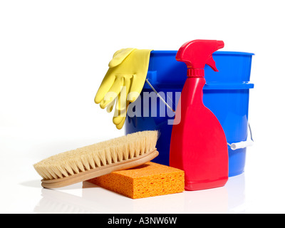 Seau de nettoyage Banque D'Images