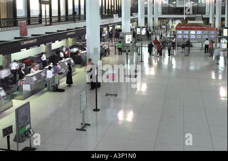 Memphis Tennessee, la billetterie de l'Aéroport Terminal Zone, USA Banque D'Images