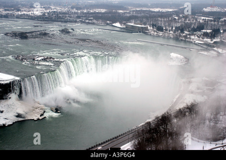 Niagara Falls en hiver ice Canada Banque D'Images