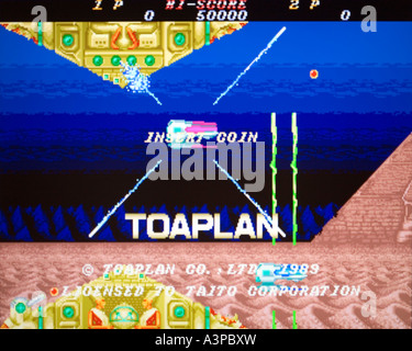 L'enfer Toaplan Co Ltd Taito Corp 1989 vintage arcade jeu vidéo capture d'usage éditorial seulement Banque D'Images