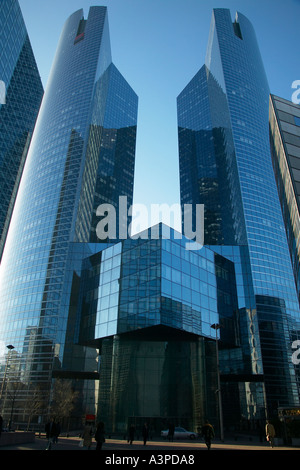 La Société Générale bâtiment C au centre d'affaires de la Défense à l'extérieur de Paris France Nov 2003 Banque D'Images