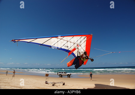 Lancement de la plage de Noosa north shore Queensland Australie dsca 1465 Banque D'Images