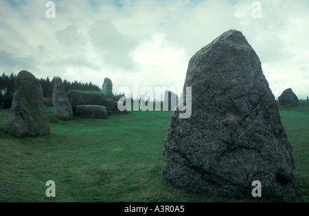 Le cercle de pierres est Aquhorthies, Nr Inverurie Aberdeenshire Ecosse HOMER SYKES Banque D'Images