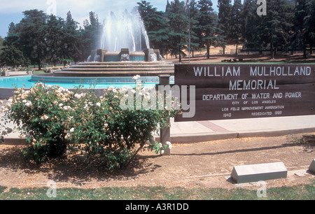 William Mulholland fountain 2 Banque D'Images