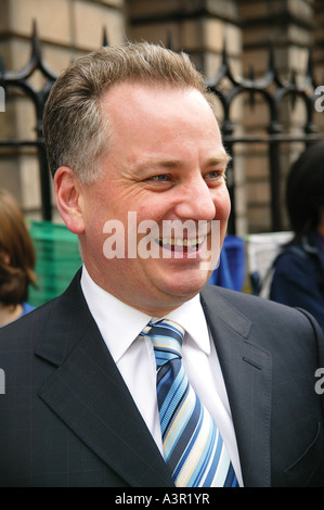 L'actuel premier ministre de l'Écosse Jack McConnell Banque D'Images