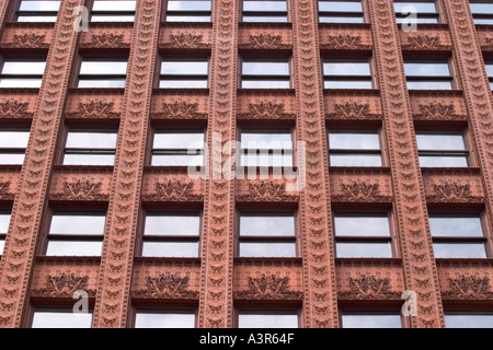 Plus de détails sur la garantie Prudential Building Buffalo New York USA Banque D'Images