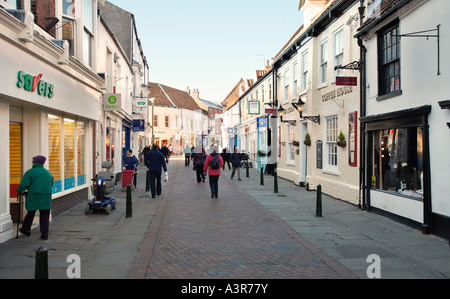 High street, dans le centre-ville de Beverley, East Yorkshire, UK Banque D'Images