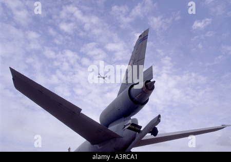 McDonnell Douglas DC10, KC10 MilitaryVarient à RAF Leuchars Fife, en Écosse. GAV 1080-37 Banque D'Images