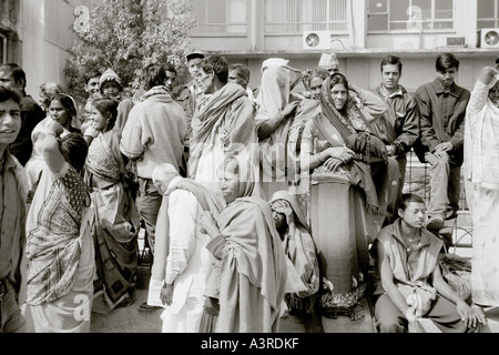 World Travel. La vie de la rue les pèlerins religieux à Katmandou au Népal en Asie. Wanderlust Évasion Culture Histoire Banque D'Images