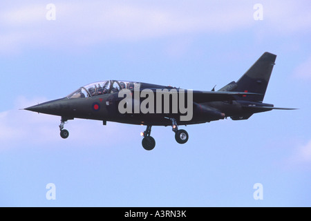 Alpha Jet exploité par QinetiQ Boscombe Down landing à Fairford RIAT Banque D'Images