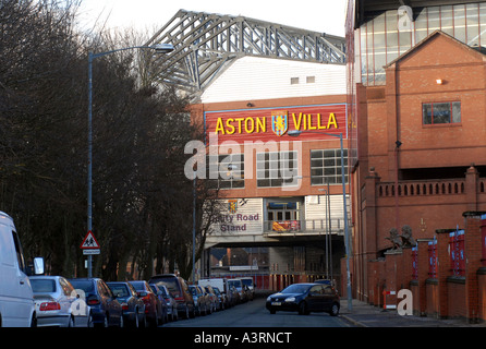 ASTON VILLA FOOTBALL CLUB BIRMINGHAM UK EXTÉRIEUR Banque D'Images