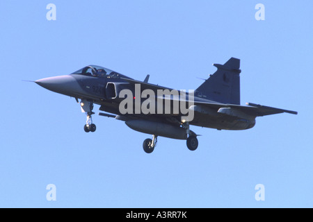 SAAB JAS-39 Gripen exploité par F7 aile de l'Armée de l'air suédoise Banque D'Images